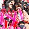 韓国の球場に集う女性ファン